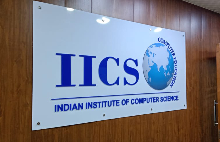 IICS, 'Acrylic Sign board